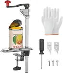 Commercial Stainless Steel Can Opener for Large Cans up to 13", Heavy Duty Counter Mounted Can Opener with Tabletop Clamp Holder, Screw-free, for High-Volume Commercial Kitchens