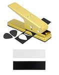 QWORK® Guitar Pick Maker, Card Cutter, Plectrum Maker,Own Guitar Pick DIY, GOLD