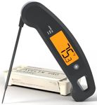 Lavatools Javelin® PRO Classic Ultra-Fast 2-Second Professional Digital Instant Read Meat Thermometer for Grill and Cooking, Auto-Rotating Backlit Display, IP65 Water Resistant – Ink