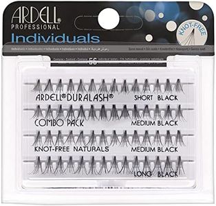 Ardell Duralash Knot-Free Combo Individual Naturals Lashes, Black (65063)