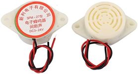 uxcell DC 3-24V 90DB Intermittent Beep Alarm Electronic Buzzer Sounder 2pcs