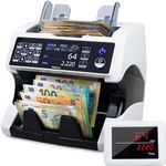 Jubula MV-500 Money Counting Machine That Value Counts Mixed banknotes | Cash Counting Machine with 11-Point Counterfeit Money Detector | Money Counter Machine | GBP EUR USD etc