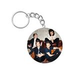 ShopTwiz One Direction Wooden Circle Key Ring