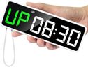 REACHER Portable Gym Timer Clock for Home Garage, Countdown/UP, Stopwatch, Workout Interval Timer with Powerful Battery, Strong Magnet, Adjustable Volume, Digital Fitness Crossfit Boxing HIIT