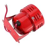 Aksmit Air Raid Siren Horn Alarm Red Sound Horn Driven Police Security(12v) forMahindra KUV100