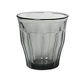 Duralex 1027HC04A0111 Picardie Panache Tumbler, Water Glass, Juice Glass, 250 ml, Grey, Set of 4