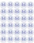 30 Pack Style SA156 Plastic Sewing Machine Bobbins for Brother