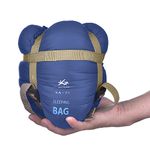 BESTEAM Agemore Envelope Outdoor Sleeping Bag Camping Travel Hiking Multifuntion Ultra-light (Dark Blue)