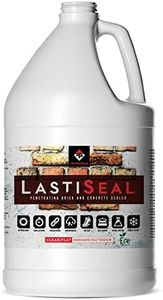 LastiSeal Brick & Masonry Sealer - All Purpose Brick, Concrete, Stone, & Masonry Sealer for Interior/Exterior Use - 15-Year Service Life (1-Gal)