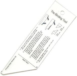 Acrylic Quilt Binding Tool Template Handy Measurement Ruler Binding Ruler for Precision Quilting