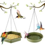 2 PCS Hanging Bird Feeder Dispenser