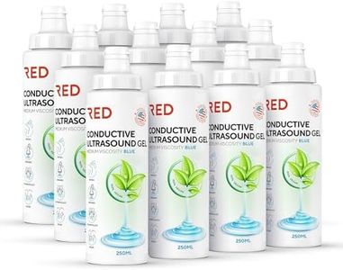 Conductive Ultrasound Gel for Imaging, Cavitation, TENS Units & Baby Dopplers, 12 x 8.45 fl oz - Hypoallergenic & Unscented - Made in USA - 12 Bottles, 8.45 fl oz / 250mL