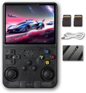 GSH R36S Handheld Game Console 3.5 inch Retro Emulator System Assorted Colour 64GB (128gb), Assorted Colours