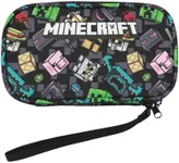 Minecraft Creatures 4” Black Tech Cable Organizer Travel Case