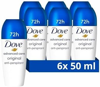 Dove Advanced Care Original Anti-perspirant Deodorant with Triple Moisturising technology roll on for 72 hours of protection 6x 50 ml
