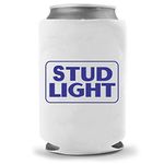 Cool Coast Products | Stud Light Funny Beer Joke Coolies | Fun America Beer Can Holders | Neoprene Insulated Soft Can Cooler | Beverage Cans Bottles | Cold Beer Tailgating Beer Gifts (Stud Light)