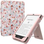 MoKo Case for 6.8" Kindle Paperwhite (11th Generation-2021) and Kindle Paperwhite Signature Edition, Slim PU Shell Cover Case with Auto-Wake/Sleep for Kindle Paperwhite 2021, Spring Pink