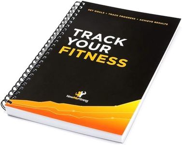 Workout Log Book & Fitness Journal - 25-Week Designed by Experts w/Illustrations : Track Gym Bodybuilding & Crossfit Progress : Sturdy Binding Thick Pages & Laminated Protected Cover