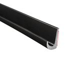 Trim-Lok Drip Rail, Black 1/2 inch Height, 25' Length PVC Plastic Rain Gutter for Cars, Vans, and RVs, Easy to Install Flexible Drip Rail Molding to Control Water Runoff, Durable 3M Tape Included