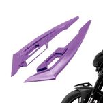 Vagary Wing Side Helmet Spoiler Aerodynamic Wing Dynamic Helmet Accessories, Helmet Punks, Helmet Wings (Purple)