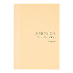 Hobonichi Techo 2024 Notebook Original (A6) [A6/1 page per day/January/Starts on Monday UnboxJapan Exclusive