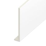 White, 300mm UPVC Fascia Capping Board 9mm Thick x 5m Length Plastic Window Cill Cover