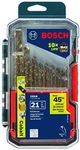 BOSCH CO21B 21 Pc. Cobalt M42 Drill Bit Set