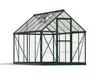 Canopia by Palram Clear as Glass Greenhouse Hybrid 6x10 Green
