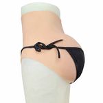 ZWSM Crossdressing Silicone Panties Butt Hip Enhancer Fake Vagina Underwear Padded Push Up Panty for Transgender,Color 2