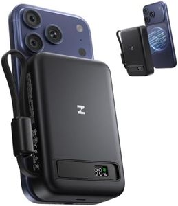 ZEEHOO Magnetic Power Bank 10000mAh, 25W Wireless Portable Charger USB-C