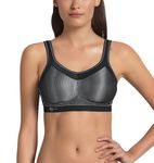 Anita Women's Momentum Sport Bra,Black,32B