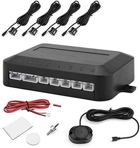 KSTE Sensor de Aparcamiento, Aparcamiento Sensor de Marcha atrás del Kit del Radar del indicador de Aviso de Sonido de la sonda del Sistema 12V