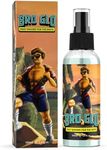 Bro Glo Self Tanner for The Boys - Quick Application Foam Mousse - Easy Sunless Tan For Your Face - Oil Free Water Based for Faster Skin Drying - Natural Sun Kissed Bronze Color Perfect for Men -