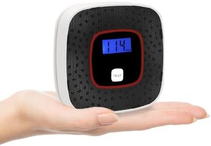OBEST Rilevatore Monossido Di Carbonio, con Display Digitale, Montaggio a Parete, Forniture Per La Prevenzione Dei Disastri, Prodotti Per Lo Stoccaggio di Prevenzione Dei Disastri.