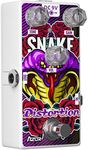 AZOR Mini Distortion Guitar Pedal, Snake Variant Distortion Analog Effect Pedal for Electric Guitar Pedalboard True Bypass AP506