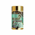 Vitaminnica Biotin 10000 mcg Vegetable Capsules - High Strength Formula - Supports Hair Growth, Glowing Skin, Energy & Vitality - Suitable for Vegans - Pack of 60-2 Months Supply