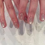 Gush Beauty Nailed It | Reusable Luxury Press On Nails With Application Kit | (Ballerina Baby - Medium Square)