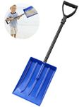 Beach Shovel, Kids Sand Beach Shovel for Child Aged 2 to 13 Year Old Use, 34" Plastic Spade Right Kid Size, Comfort Strong D Handle Grip, Lightweight Small Shoveling Tool for Children Toddler, Blue