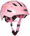 ABUS Smiley 3.0 Children's Helmet, Bicycle Helmet for Toddlers with Deep Fit, Child-Friendly Designs, Space for Pigtail, Unisex, Pink (rose princess)