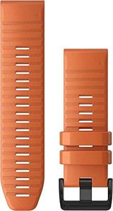 Garmin QuickFit® 26 Watch Bands, Ember Orange Silicone