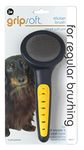 JW Pet Company GripSoft Slicker Soft Pin Dog Brush, Small