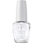 O.P.I Nature Strong Natural Origin Top Coat | 15 ml | Transparent Nail Paint with High Gloss Finish | Clear Top Coat Nail Polish | Long Lasting, Protects Against Chipping of Nail Lacquer
