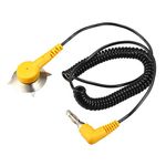 uxcell Mat Grounding Banana Plug ESD Anti Static Cord Ground Strap 1.5M