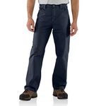 Carhartt Men's Canvas Work Dungaree B151, Navy, 34W x 30L