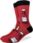 Good Luck Sock Men's Ketchup Socks, Adult