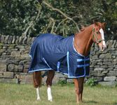 Turners Waterproof 600d Lightweight Rainsheet Pony Mini Shetland Turnout Rug 0g Fill (4'0")