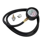 VKALTUL Exhaust Back Pressure Tester,Exhaust Back Pressure Gauge,Fuel Pressure Test Kit