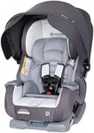 Baby Trend Cover Me 4-in-1 Car Seat Convertible Infant Toddler Rotating Safety Seat with Adjustable/Removable Canopy and 2 Cup Holders, Stormy Gray