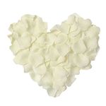 Neo LOONS 1000 Pcs Artificial Silk Rose Petals Decoration Wedding Party Color Ivory