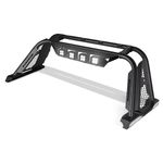 Armordillo CRM Roll Bar Chase Rack for 1/2 Ton Full Size Trucks|w/4x Quad LED Light Pods|09-23 F-150|07-23 Silverado/Sierra 1500|07-23 Tundra|04-23 Titan XD|19-23 Ram 1500|CR-M 7161887 - Matte Black